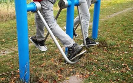 Gym extérieur du parc des Cygnes