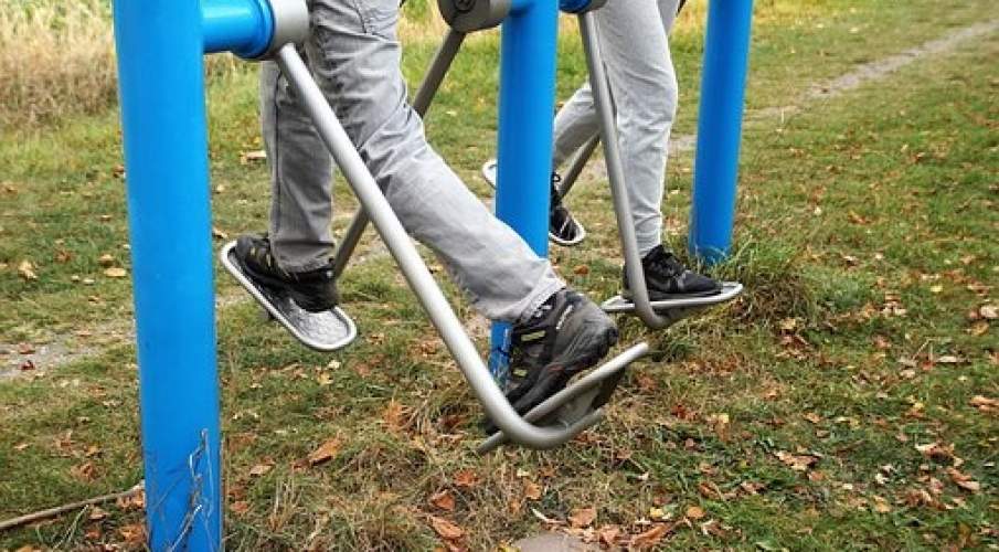 Gym extérieur du parc des Cygnes